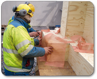 Schulung auf der Baustelle